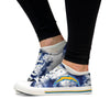 Los Angeles Chargers NFL Womens Low Top Tie-Dye Canvas Shoe