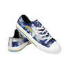 Los Angeles Chargers NFL Womens Low Top Tie-Dye Canvas Shoe