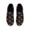 Cleveland Browns NFL Womens Repeat Logo Slip On Canvas Shoe