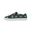 Green Bay Packers NFL Womens Repeat Logo Slip On Canvas Shoe