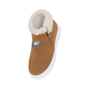 Philadelphia Eagles NFL Womens Fuzzy Brim Zipper Boot