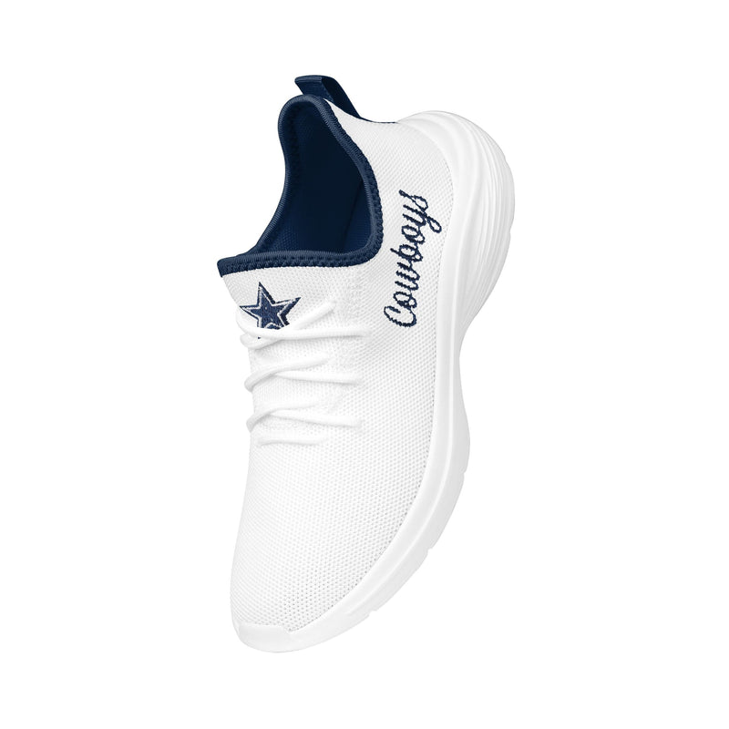 Dallas Cowboys NFL Mens Gradient Midsole White Sneakers