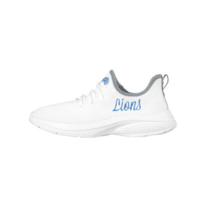 Detroit Lions NFL Womens Midsole White Sneakers