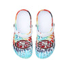 San Francisco 49ers NFL Womens Tie-Dye Clog With Strap