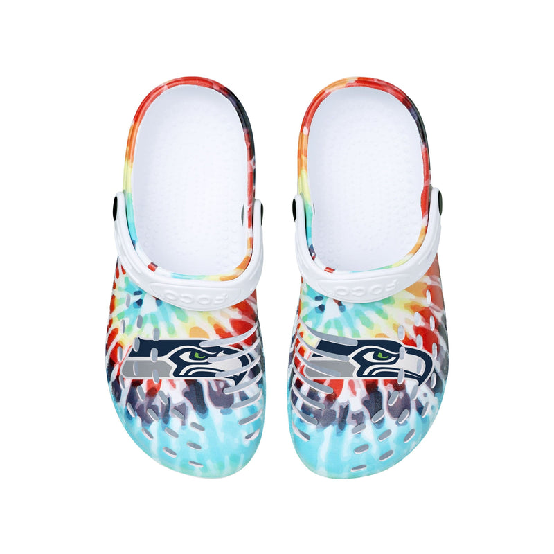 Miami Dolphins NFL Mens Tie-Dye Clog with Strap