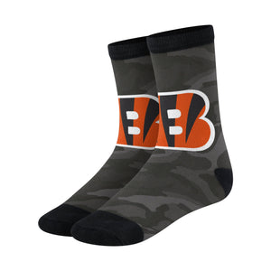 Cincinnati Bengals NFL Printed Camo Socks