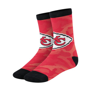 Kansas City Chiefs NFL Printed Camo Socks