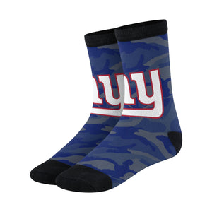 New York Giants NFL Printed Camo Socks