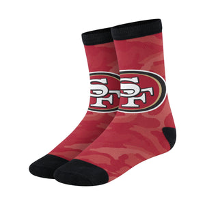 San Francisco 49ers NFL Printed Camo Socks