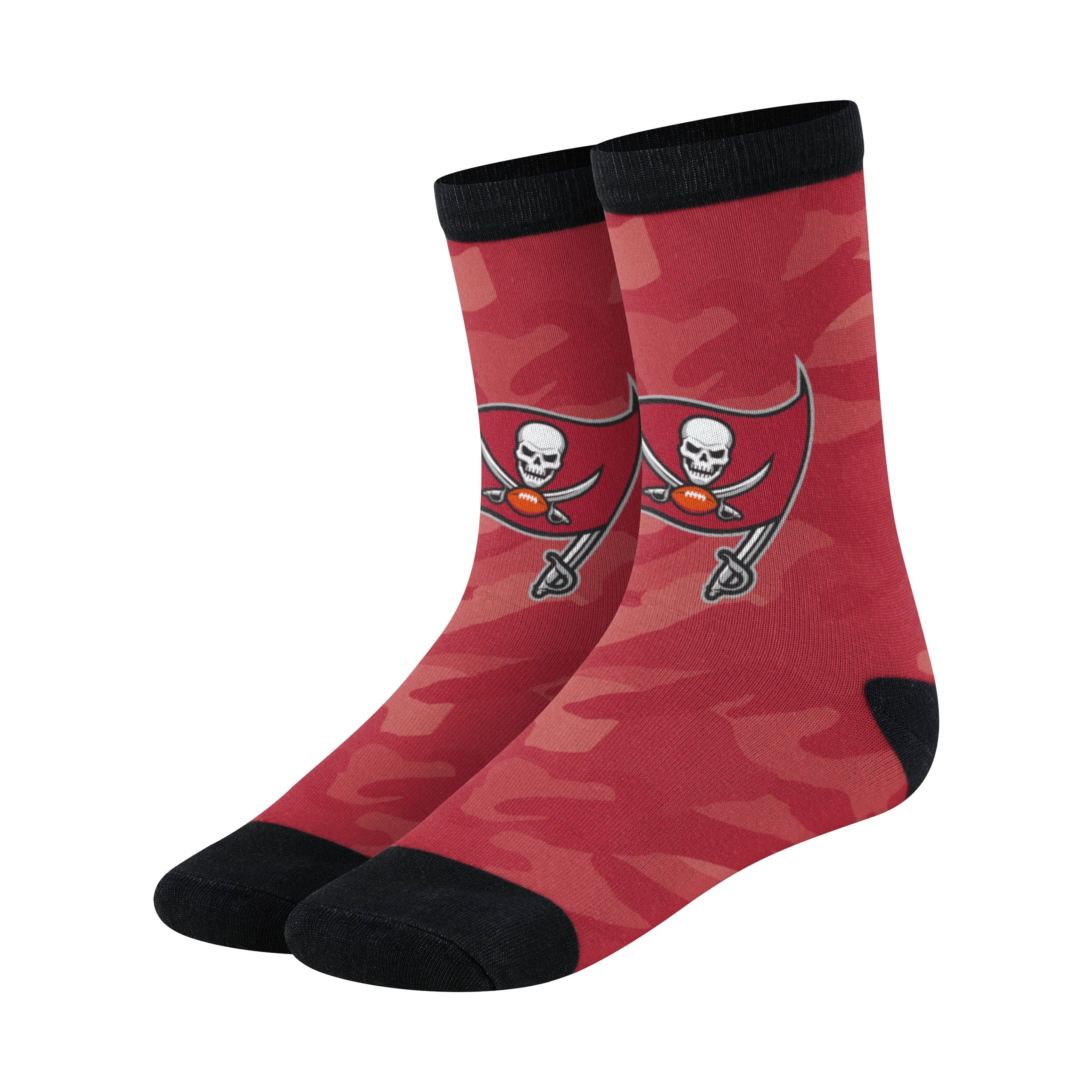 Tampa Bay Buccaneers Printed Camo Socks, Mens Size: S/M