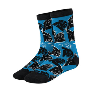Carolina Panthers NFL Logo Blast Socks