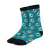 Miami Dolphins NFL Logo Blast Socks