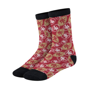 San Francisco 49ers NFL Logo Blast Socks
