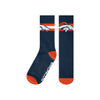 Denver Broncos NFL Team Stripe Crew Socks