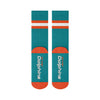 Miami Dolphins NFL Team Stripe Crew Socks