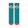 Miami Dolphins NFL Team Stripe Crew Socks