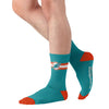 Miami Dolphins NFL Team Stripe Crew Socks