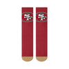 San Francisco 49ers NFL Team Stripe Crew Socks