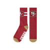 San Francisco 49ers NFL Team Stripe Crew Socks