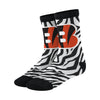 Cincinnati Bengals NFL White Stripe Printed Socks