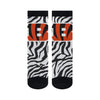 Cincinnati Bengals NFL White Stripe Printed Socks