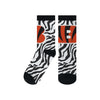 Cincinnati Bengals NFL White Stripe Printed Socks