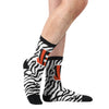 Cincinnati Bengals NFL White Stripe Printed Socks