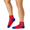 Buffalo Bills NFL Womens 2 Pack Script Logo Fuzzy Ankle Socks