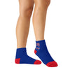 Buffalo Bills NFL Womens 2 Pack Script Logo Fuzzy Ankle Socks