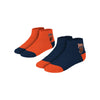 Chicago Bears NFL Womens 2 Pack Script Logo Fuzzy Ankle Socks