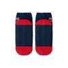 New England Patriots NFL Womens 2 Pack Script Logo Fuzzy Ankle Socks