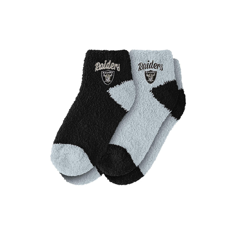 Las Vegas Raiders Womens Fan Footy 3 Pack Slipper Socks
