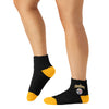 Pittsburgh Steelers NFL Womens 2 Pack Script Logo Fuzzy Ankle Socks