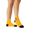 Pittsburgh Steelers NFL Womens 2 Pack Script Logo Fuzzy Ankle Socks