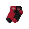 San Francisco 49ers NFL Womens 2 Pack Script Logo Fuzzy Ankle Socks