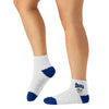 Los Angeles Rams NFL Womens 2 Pack Script Logo Fuzzy Ankle Socks