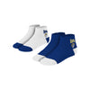 Los Angeles Rams NFL Womens 2 Pack Script Logo Fuzzy Ankle Socks