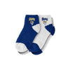 Los Angeles Rams NFL Womens 2 Pack Script Logo Fuzzy Ankle Socks