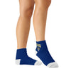 Los Angeles Rams NFL Womens 2 Pack Script Logo Fuzzy Ankle Socks