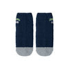 Seattle Seahawks NFL Womens 2 Pack Script Logo Fuzzy Ankle Socks