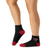 Tampa Bay Buccaneers NFL Womens 2 Pack Script Logo Fuzzy Ankle Socks