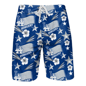 Los Angeles Dodgers MLB Mens Americana Boardshorts
