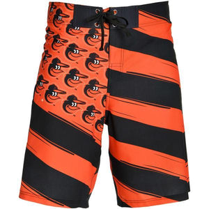 MLB Mens Diagonal Flag Board Shorts - Pick Your Team!