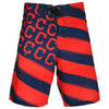 Cleveland Guardians MLB Mens Diagonal Flag Board Shorts