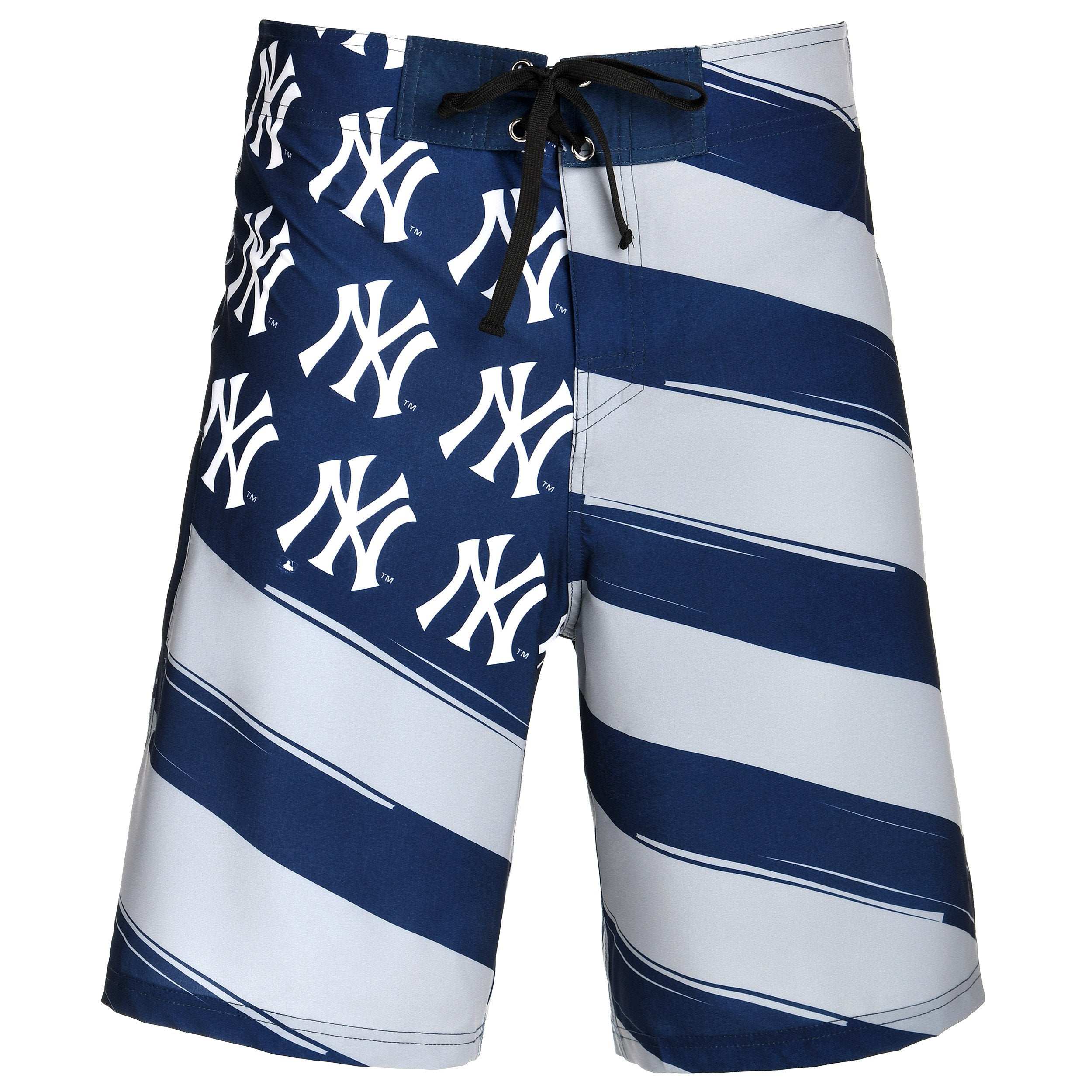 New York Yankees MLB Mens Diagonal Flag Board Shorts