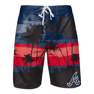 Atlanta Braves MLB Mens Sunset Boardshorts