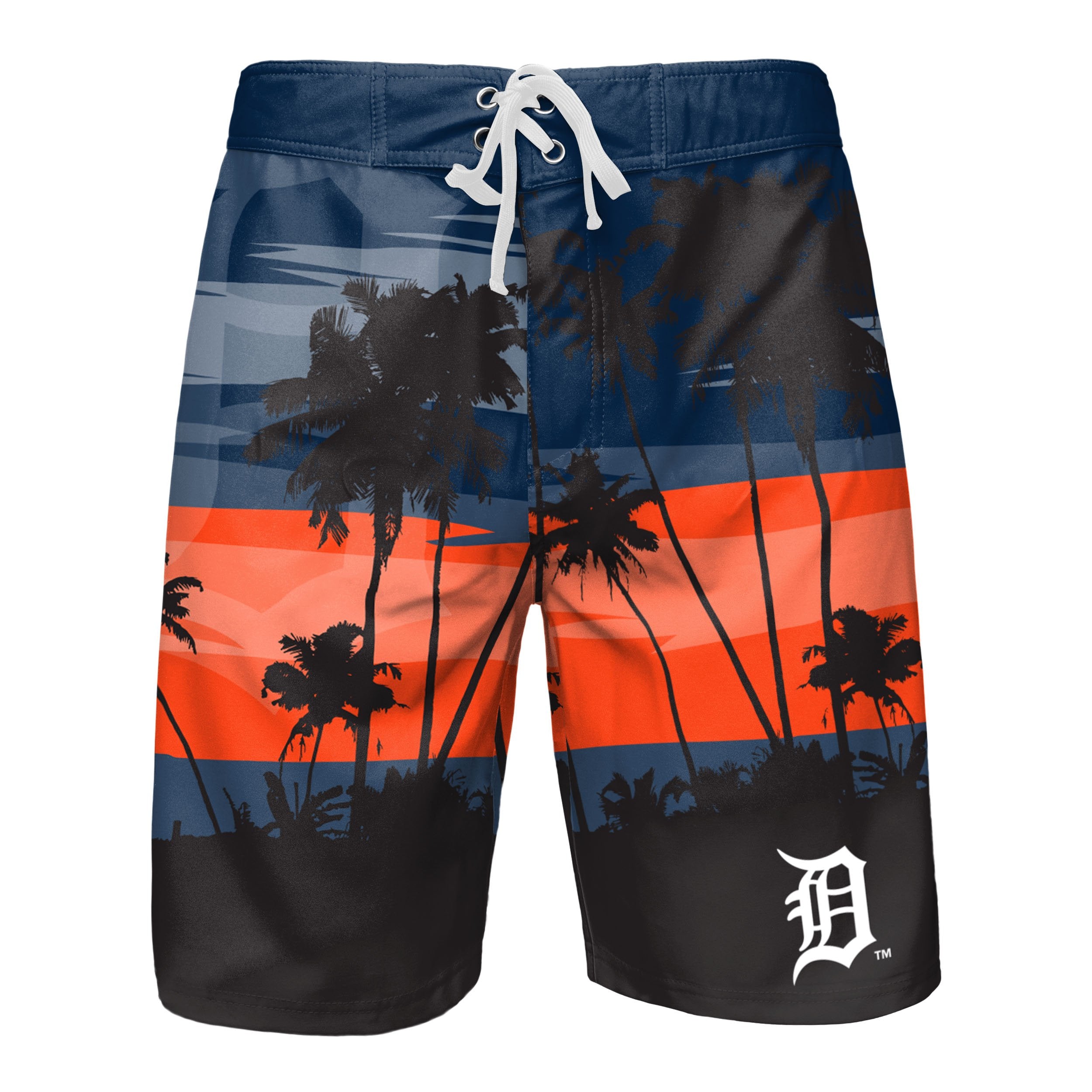  FOCO Detroit Tigers Gradient Board Short Small 30