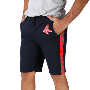 Boston Red Sox MLB Mens Lazy Lounge Fleece Shorts