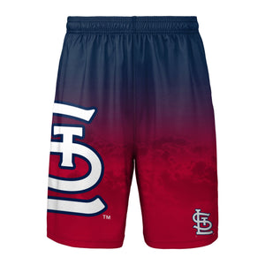 St Louis Cardinals MLB Mens Gradient Big Logo Training Shorts