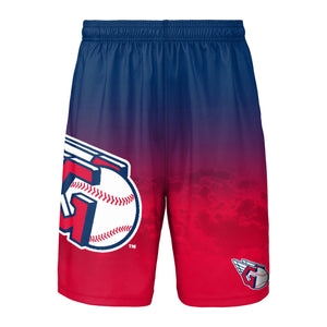 Cleveland Guardians MLB Mens Gradient Big Logo Training Shorts